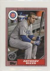 Anthony Rizzo [Mini Red] Baseball Cards 2017 Topps 1987 Prices