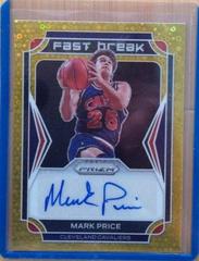 Mark Price [Gold] #FB-MPC Basketball Cards 2021 Panini Prizm Fast Break Autographs Prices
