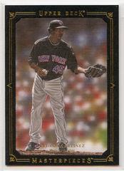 Pedro Martinez [Framed Green 75] #57 Baseball Cards 2008 Upper Deck Masterpieces Prices