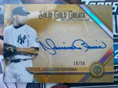 Mariano Rivera #GGA-MR Baseball Cards 2022 Topps Tribute Solid Gold Greats Autographs Prices