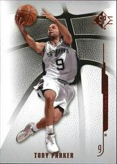 Tony Parker Basketball Cards 2008 SP Authentic Prices