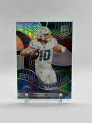 Justin Herbert [Neon Marble] Football Cards 2022 Panini Spectra Spectracular Prices