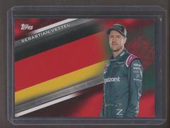 Sebastian Vettel [Red] #FF-SV Racing Cards 2021 Topps Formula 1 Flags of Foundation Prices
