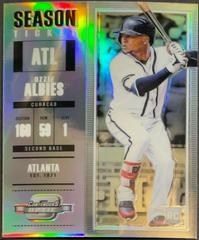 Ozzie Albies [Holo] #6 Baseball Cards 2018 Panini Chronicles Contenders Optic Prices
