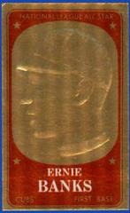 Ernie Banks #58 Baseball Cards 1965 Topps Embossed Prices