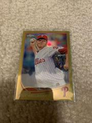 Roy Halladay [Gold Refractor] #104 Baseball Cards 2013 Topps Chrome Prices