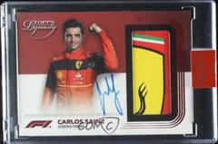 Carlos Sainz [Red] #DAP-CSI Racing Cards 2022 Topps Dynasty Formula 1 Autograph Patch Prices