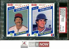 Mike Schmidt, Ryne Sandberg [Perforated Panel] Baseball Cards 1987 M & M's Prices