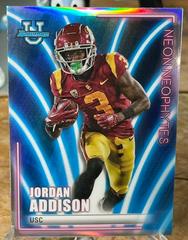 Jordan Addison #NN-8 Football Cards 2022 Bowman's Best University Neon Neophytes Prices