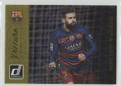 Gerard Pique [Gold] Soccer Cards 2016 Panini Donruss Picture Perfect Prices