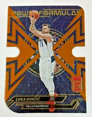 Luka Doncic [Orange Die Cut] Basketball Cards 2022 Panini Donruss Elite Power Formulas Prices