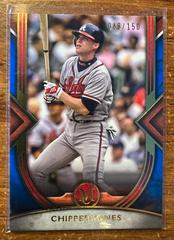 Chipper Jones [Sapphire] #28 Baseball Cards 2022 Topps Museum Collection Prices