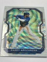 Randy Arozarena [White Wave Prizm] Baseball Cards 2021 Panini Prizm Prices