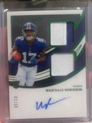 Wan'Dale Robinson [Patch Autograph Emerald] #115 Football Cards 2022 Panini Immaculate Collection Prices