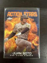 Juan Soto [Orange] Baseball Cards 2023 Topps Chrome Update Action Stars Prices
