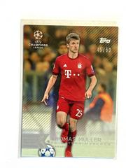 Thomas Muller [Gold] #137 Soccer Cards 2015 Topps UEFA Champions League Showcase Prices