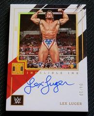 Lex Luger [Holo Gold] Wrestling Cards 2022 Panini Impeccable WWE Indelible Ink Autographs Prices