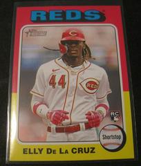 Elly De La Cruz [Missing Facsimile Signature Variation] #473 Baseball Cards 2024 Topps Heritage Prices