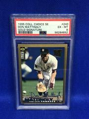 Don Mattingly [Gold Signature] Baseball Cards 1995 Collector's Choice Se Prices