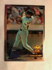 Garret Anderson #36 Baseball Cards 1996 Topps Chrome Prices