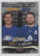 Jeff Skinner, Morgan Rielly [Gold] Hockey Cards 2022 Upper Deck MVP Encounters on Ice Prices