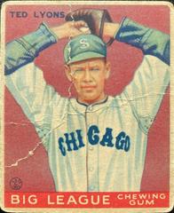 Ted Lyons #7 Baseball Cards 1933 Goudey Prices