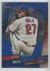 Aaron Nola [Blue Refractor] #6 Baseball Cards 2019 Topps Finest Prices
