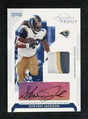 Steven Jackson [Signature Proof Silver] #58 Football Cards 2006 Playoff NFL Playoffs Prices