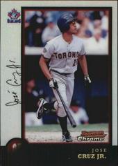 Jose Cruz Jr. [Refractor] #7 Baseball Cards 1998 Bowman Chrome Prices