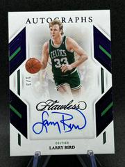 Larry Bird Basketball Cards 2022 Panini Flawless Autograph Prices