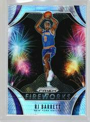 RJ Barrett [Hyper Prizm] Basketball Cards 2019 Panini Prizm Fireworks Prices