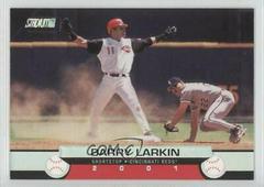 Barry Larkin #7 Baseball Cards 2001 Stadium Club Prices
