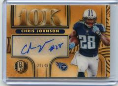 Chris Johnson #10K-CJO Football Cards 2022 Panini Gold Standard 10K Autographs Prices