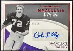 Bob Lilly [Ruby] #IN-BLI Football Cards 2022 Panini Immaculate Collegiate Ink Autographs Prices
