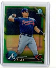 Austin Riley [Green Refractor] Baseball Cards 2016 Bowman Chrome Prospect Prices