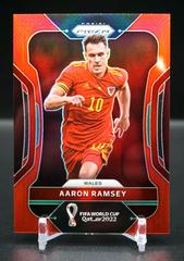 Aaron Ramsey [Red] #295 Soccer Cards 2022 Panini Prizm World Cup Prices