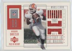 Woodrow Dantzler [Game Jersey] Football Cards 2002 Upper Deck Piece of History Prices