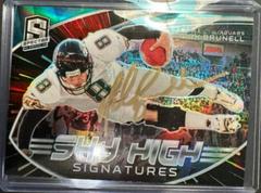 Mark Brunell [Hyper] #SKS-MBR Football Cards 2022 Panini Spectra Sky High Signatures Prices