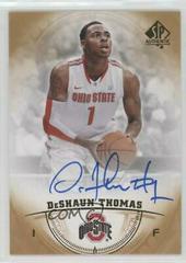 Deshaun Thomas Autograph #40 Basketball Cards 2013 SP Authentic Prices