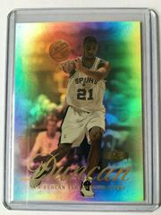 Tim Duncan Basketball Cards 1999 Flair Showcase Prices
