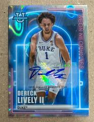 Dereck Lively II [Autograph Lava] #NN-15 Basketball Cards 2022 Bowman University Best Neon Neophytes Prices