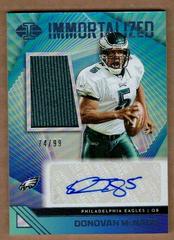 Donovan McNabb [Blue] #15 Football Cards 2023 Panini Illusions Immortalized Jersey Autograph Prices
