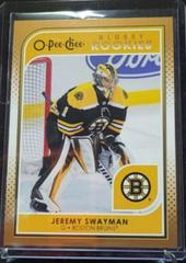 Jeremy Swayman [Bronze] Hockey Cards 2021 Upper Deck O Pee Chee Glossy Prices