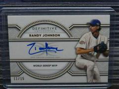 Randy Johnson Baseball Cards 2022 Topps Definitive Legendary Autograph Collection Prices