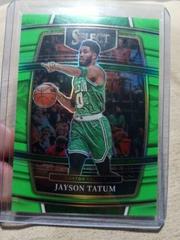 Jayson Tatum [Neon Green Prizm] #77 Basketball Cards 2021 Panini Select Prices