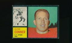 Clyde Conner #156 Football Cards 1962 Topps Prices