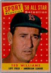 Ted Williams [All Star] Baseball Cards 1958 Topps Prices