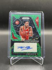Kobe Bufkin [Choice Green Prizm] #12 Basketball Cards 2023 Panini Prizm Rookie Signature Prices