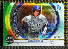 Bobby Witt Jr. [Green Refractor] Baseball Cards 2020 Bowman Chrome Scouts' Top 100 Prices