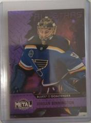Jordan Binnington [Purple Spectrum] #195 Hockey Cards 2020 Skybox Metal Universe Prices